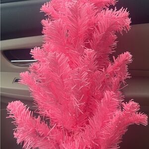 Vibrant Pink Artificial Christmas Tree